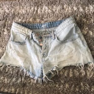 BDG denim shorts